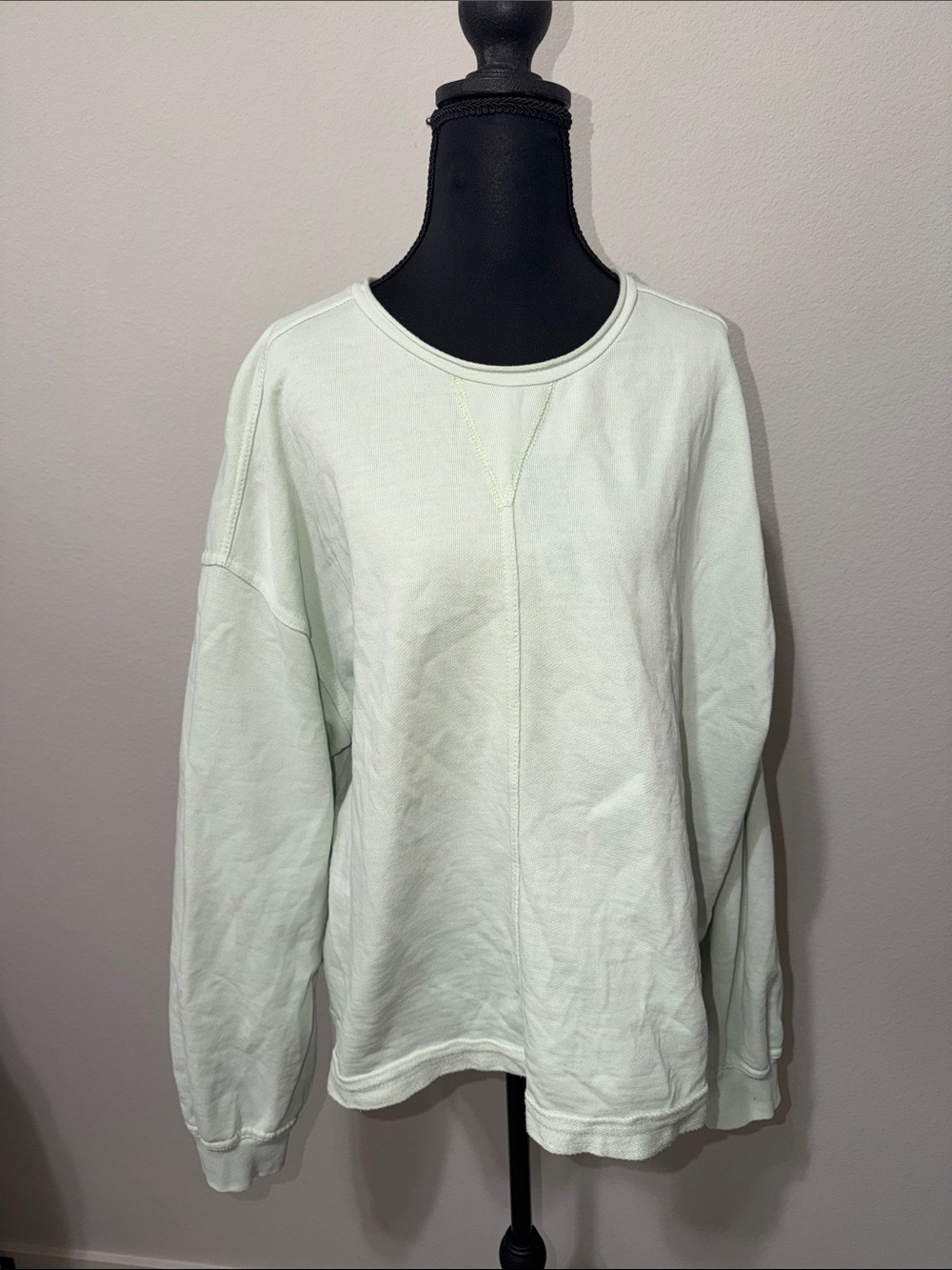 NWOT C&C California Mint Green Crewneck Sweatshirt B2